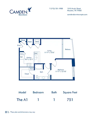 Floor plan The A1