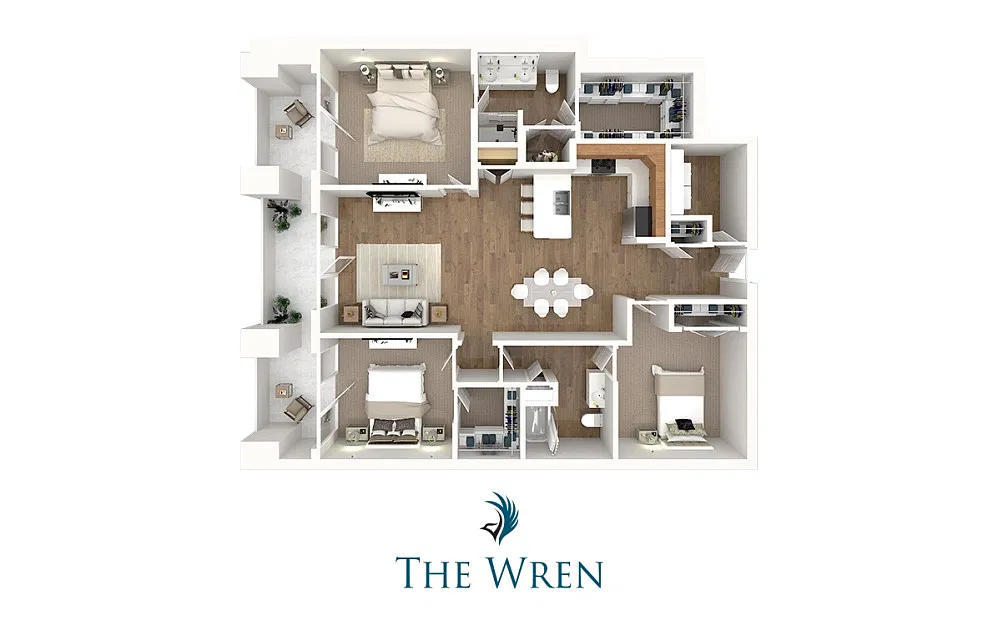 Floor plan Aldersgate Penthouse - The Wren
