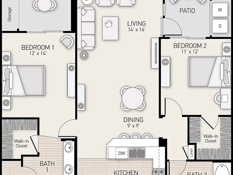 Newport Bluffs Apartment Village — Photo 46