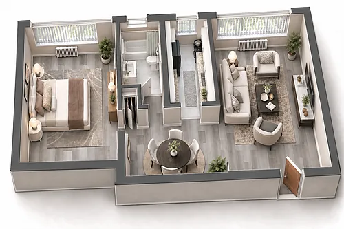 Floor plan A1