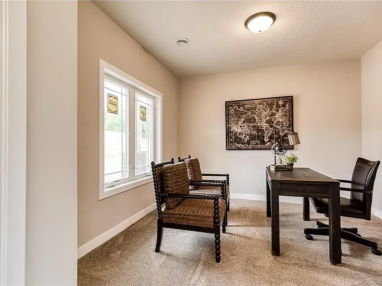 Main Floor Office With A View Of The Setting Sun !