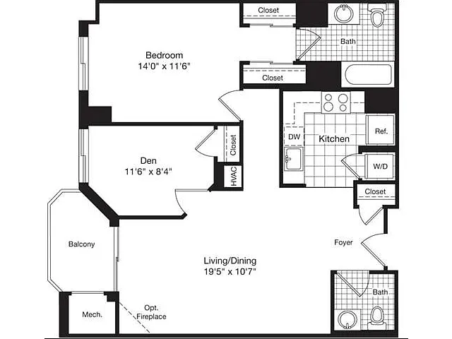 Floor plan 855