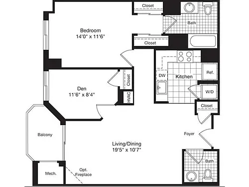 Floor plan 855