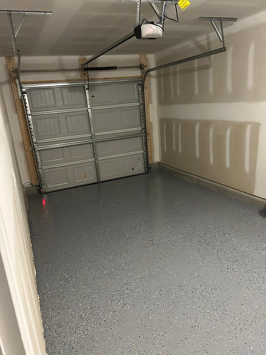 New Epoxy on Garage Floor - 84 March Creek Dr