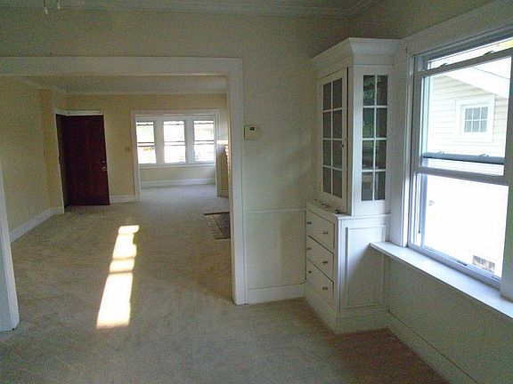 View of the dining and living rooms