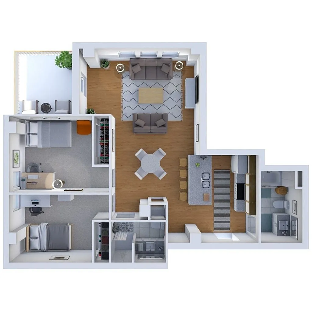 Floor plan 2G