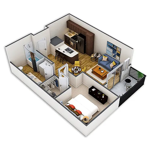 Floor plan Wazee