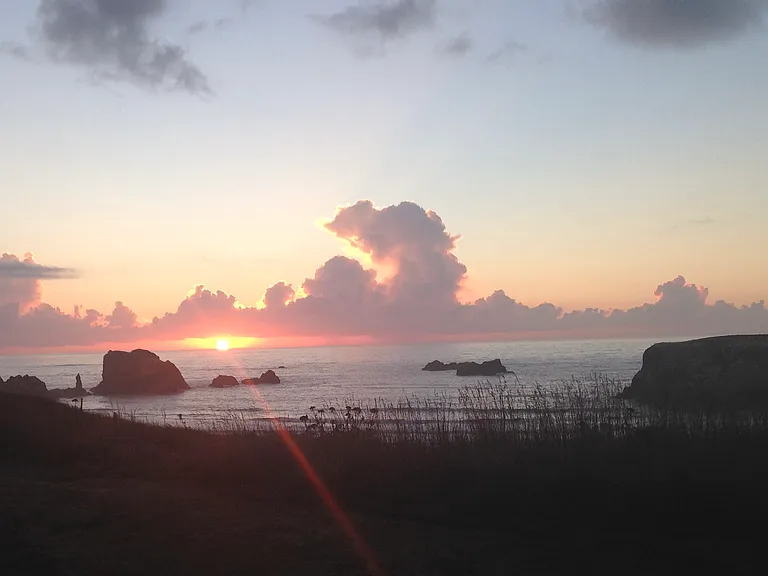 Enjoy the sunsets in Bandon_.truly spectacular.