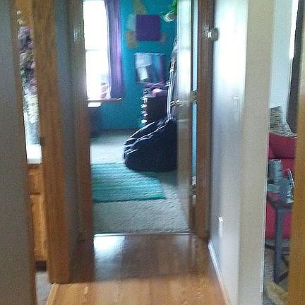 hallway west side of house