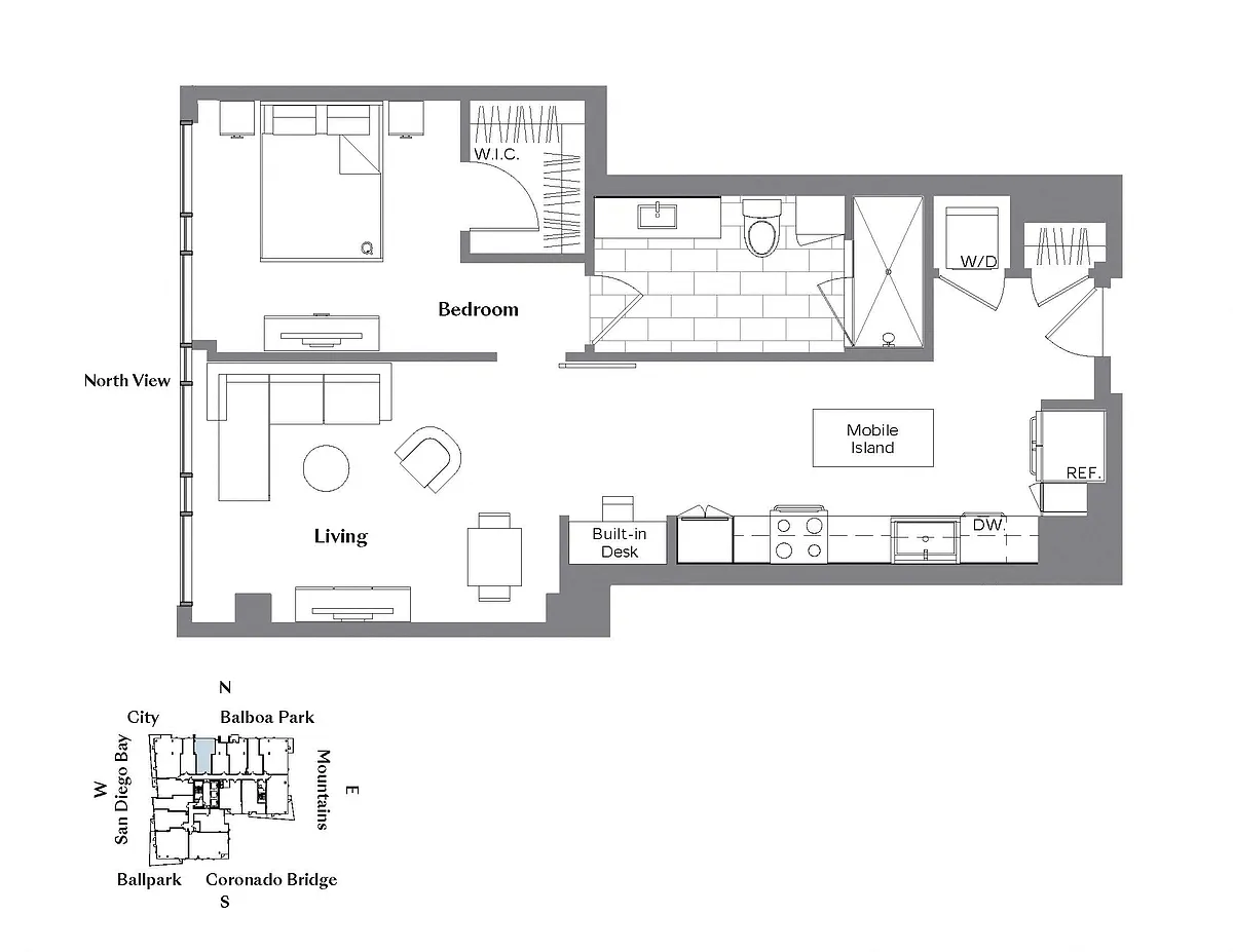 Floor plan 1B