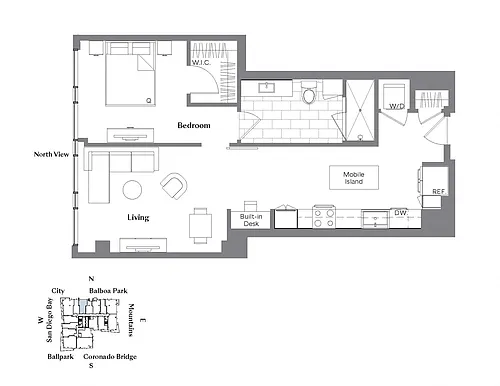 Floor plan 1B
