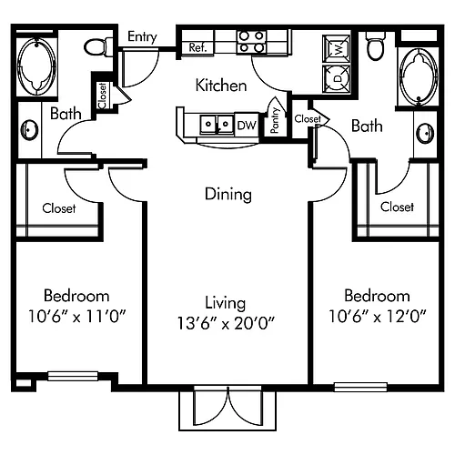 Floor plan B2