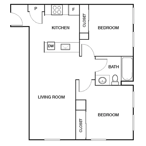 Floor plan The Curtis