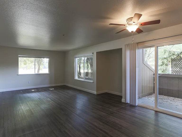 Spacious, private patio just off dining area.