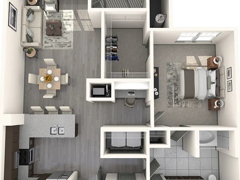 1 Bedroom floorplan 1 Bedroom floorplan