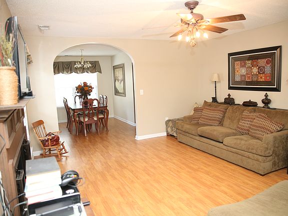 Living room and Dining room