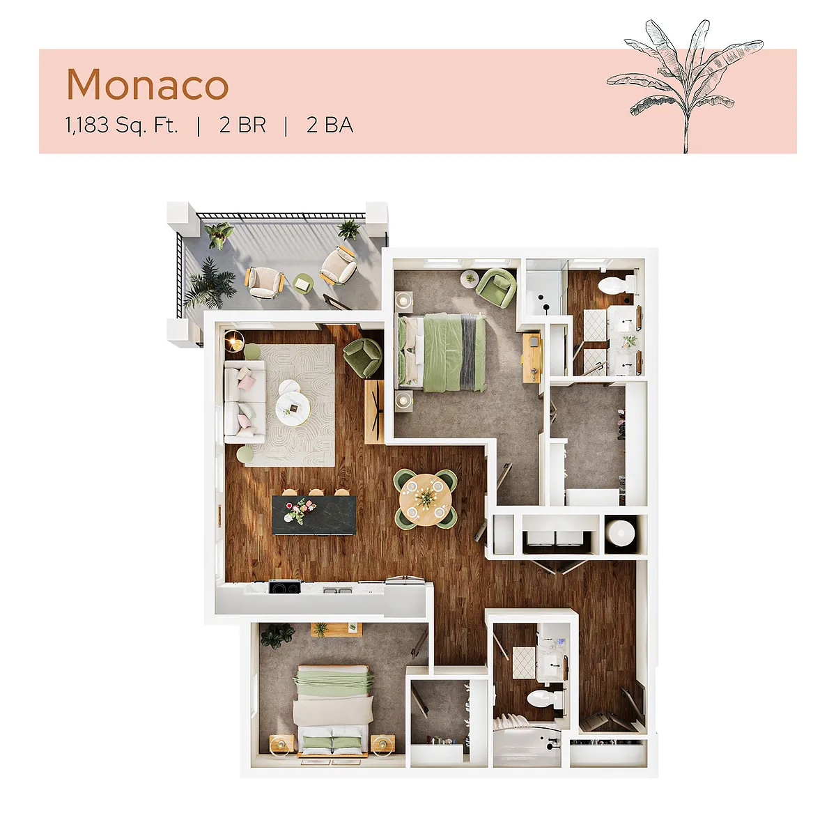 Floor plan Monaco