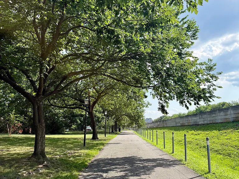 Walking path just one block away!