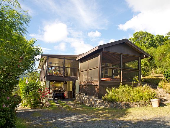 House from parking area
