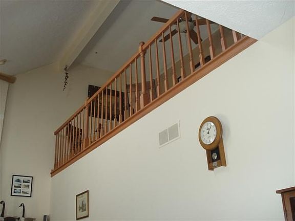 View of the loft from the living room