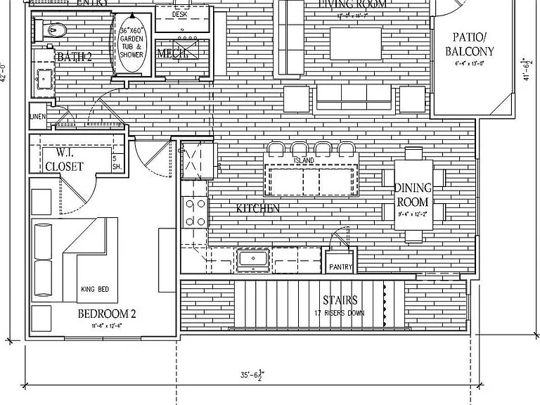B3.2G floor plan The Madison