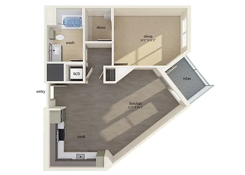 Floor plan A3 200