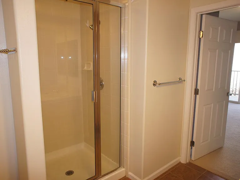 Stall Shower as well as a large tub if you prefer to take a bath
