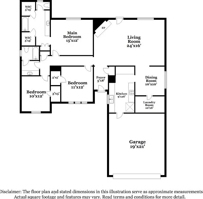 3 bed, 2.0 bath, 1804 sqft, $1,740 — Photo 2