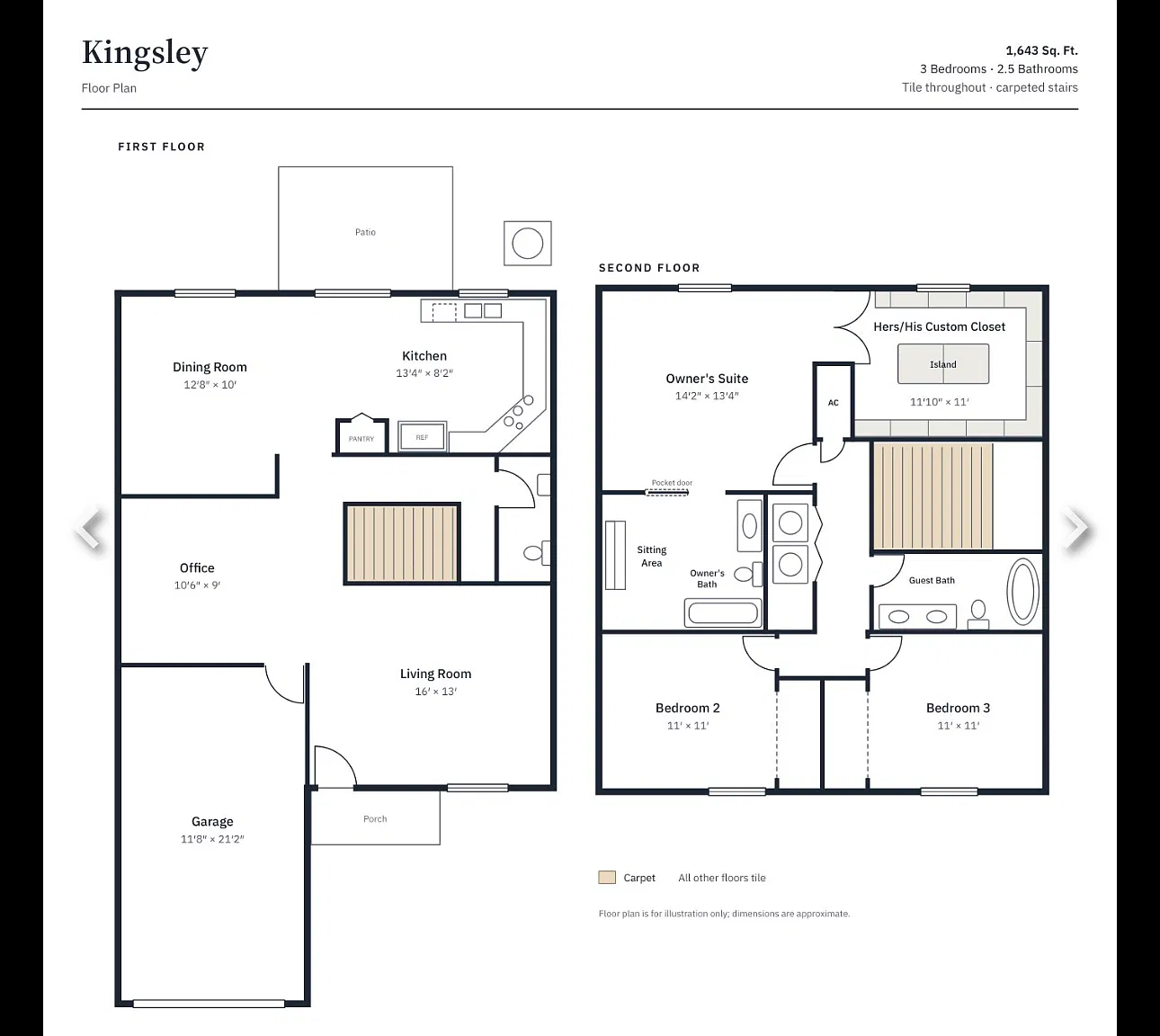 3 bed, 2.5 bath, 1643 sqft, $2,900 — Photo 1