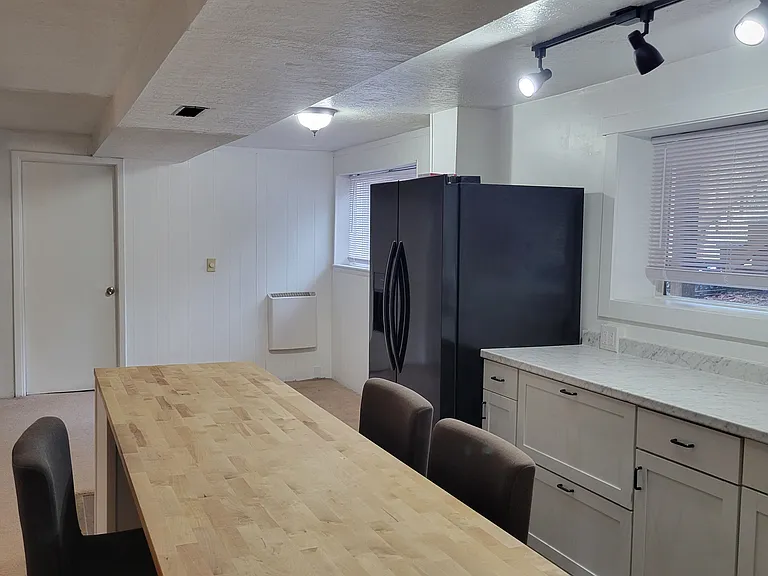 Natural light in downstairs kitchen and dining area