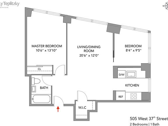 2nd image of 505 W 37th St APT 8J