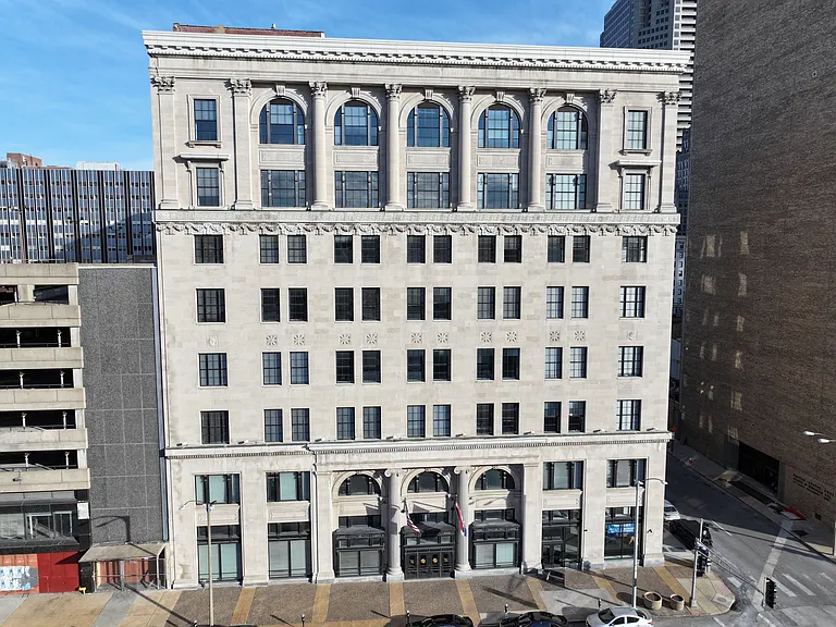 East facing view of the building.