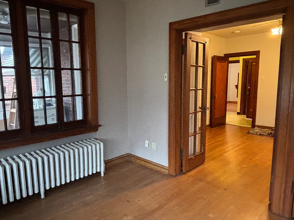 Looking out from sunroom
