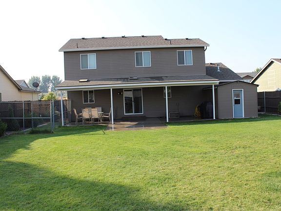Covered back patio