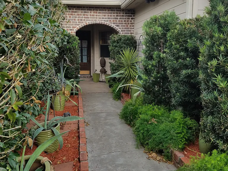 Walkway to Front Door & Patio