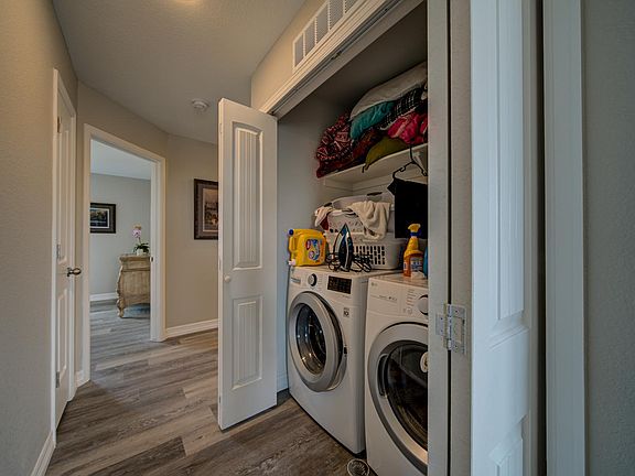Laundry on upper level