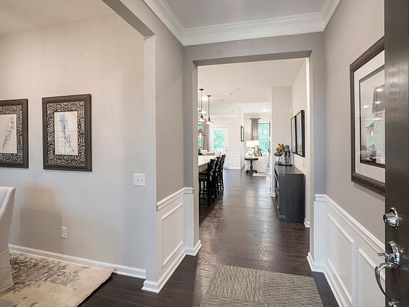 Hardwood at entry foyer
