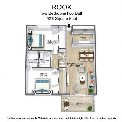 Floor plan Rook
