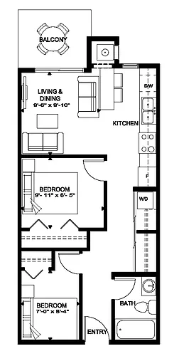 Floor plan Manhattan