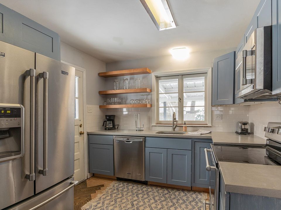 Updated kitchen with stainless steel appliances