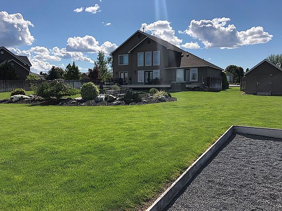 Backyard and house back