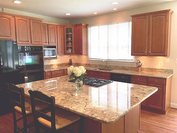 brand new granite in kitchen