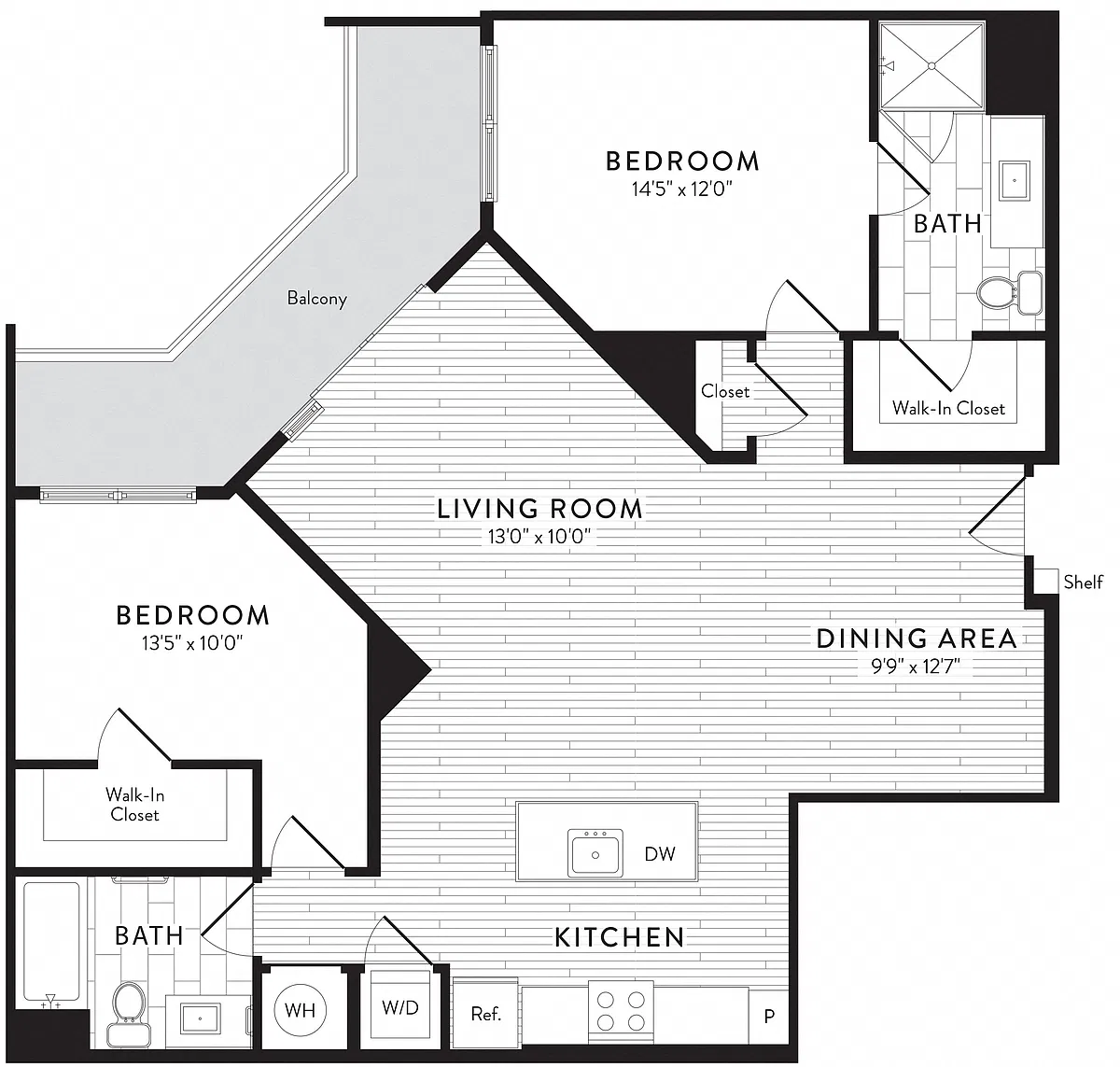Floor plan C9 - 2 Bed_2 Bath