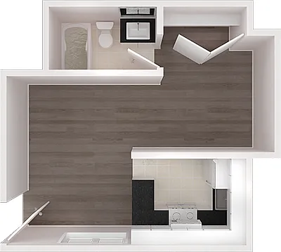 Floor plan Studio-L