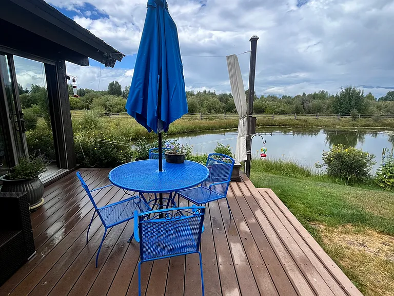 Back deck.