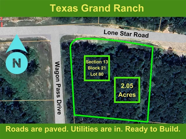 13-21-80 Wagon Pass Dr Lot 80, New Waverly, TX 77358