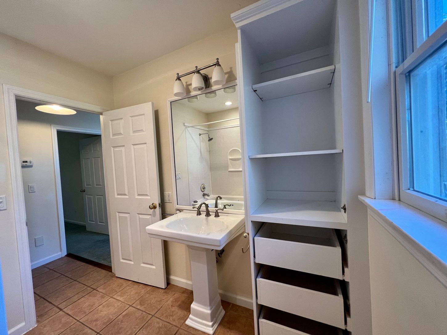  Bathroom with storage