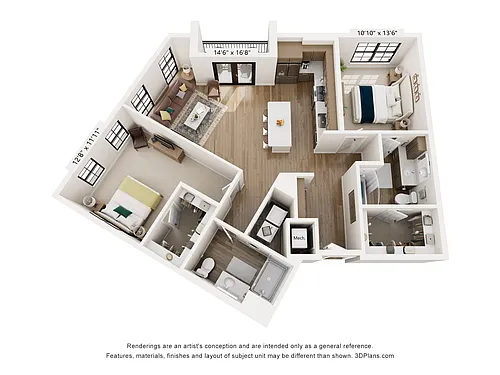 Floor plan The Tutwiler