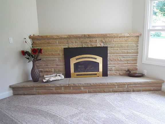 Beautiful Stone Fireplace