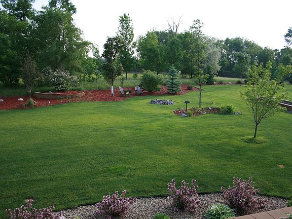 Huge custom landscaped yard
